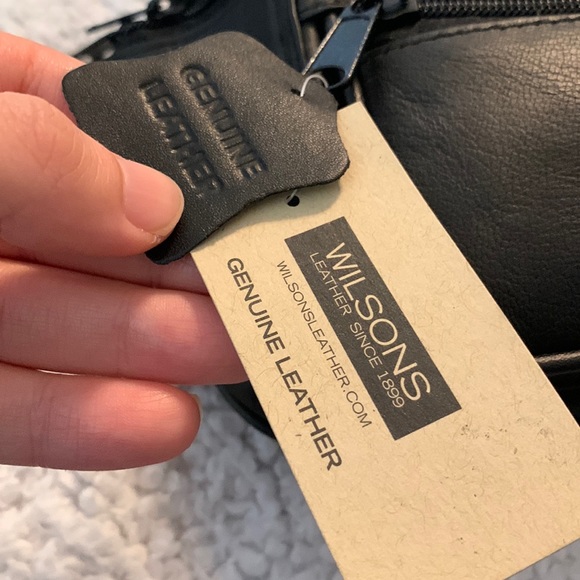 Black Genuine Leather Belt Bag / Fanny Pack - Picture 4 of 16